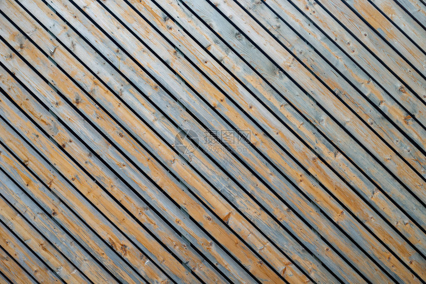 天然木板条的对角纹理图片