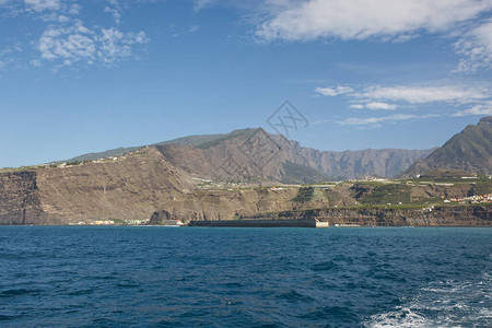 加那利群岛拉帕尔马西海岸Tazacorte附近海图片