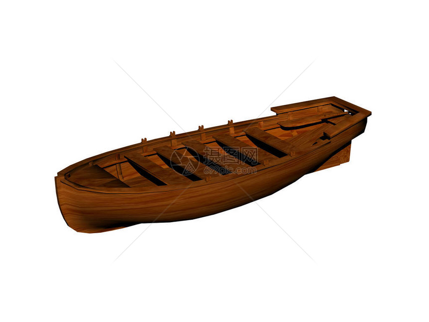 水中的木划艇图片