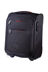 带拉链的休闲优雅滚动旅行包随身行李手图片