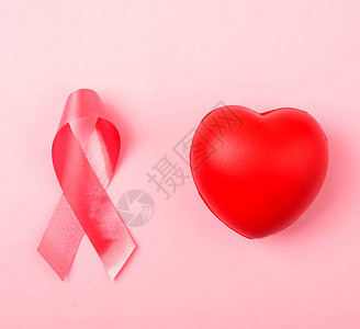 乳癌月健康概念平面最直视图片