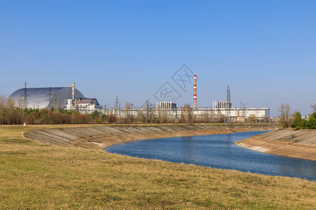 东欧乌克兰普里皮亚特切尔诺贝利第4反应堆由2017年完成的新封图片