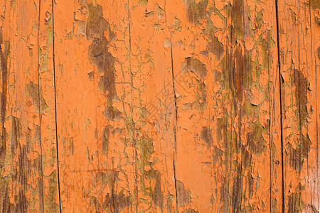 橙色木制背景木材纹理与油漆图片