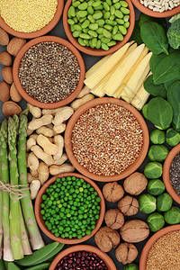 富含蛋白质的健康食品图片