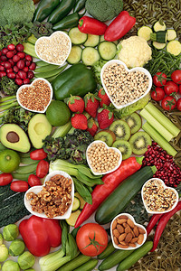 素食主义者的健康食品图片