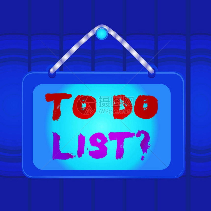写笔记显示待办事项列表问题按优先顺序组织的系列任务的业务概念板固定钉框彩色图片