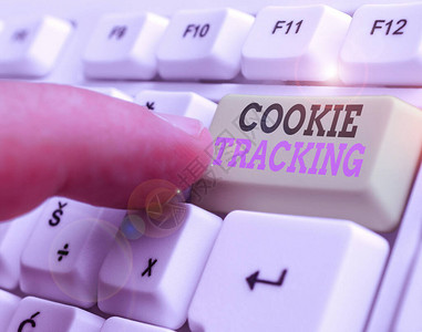 显示Cookie跟踪的书写笔记被访问网站存储在用户计算机中的数图片