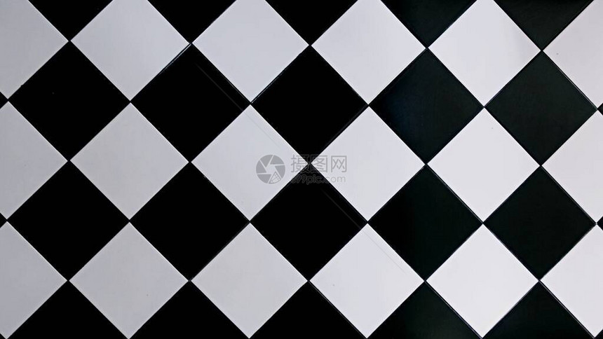 黑色和白色正中层地板抽图片