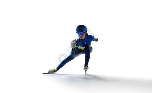 短道速滑女运动员背景图片