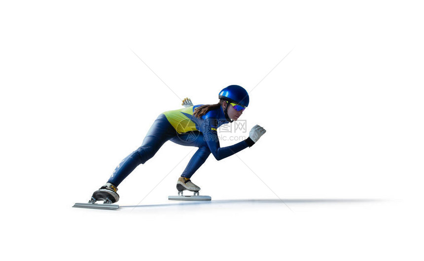 短道速滑女运动员图片
