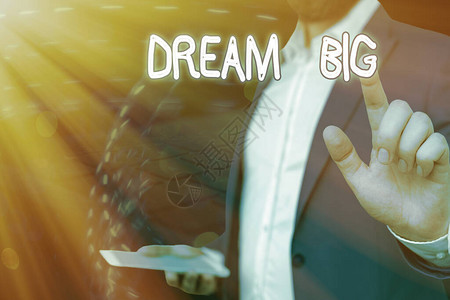 概念手写显示梦想大概念意义为你的生活寻求目标并在过图片