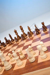 国际象棋比赛准备开始图片