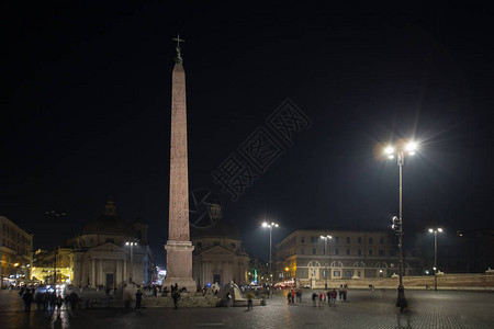 意大利罗马一个大城市广场PiazzadelPo图片