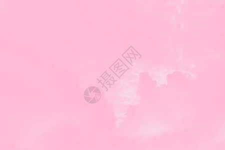 揪面片粉红天空背景软面片抽象插画