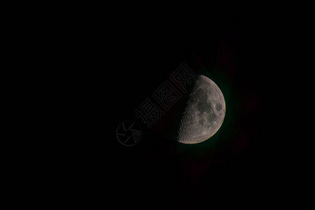 月球一个美妙的夜晚景背景图片