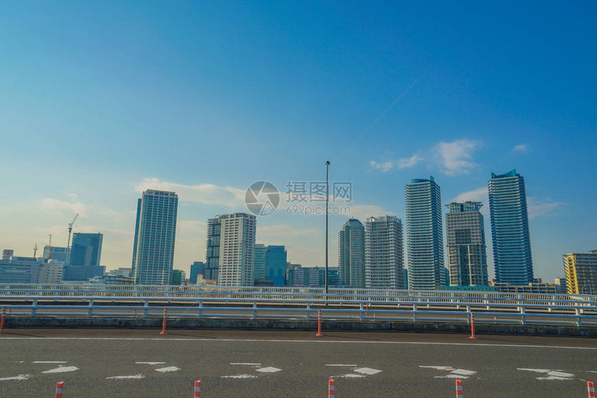 城市和公路横滨Minato图片