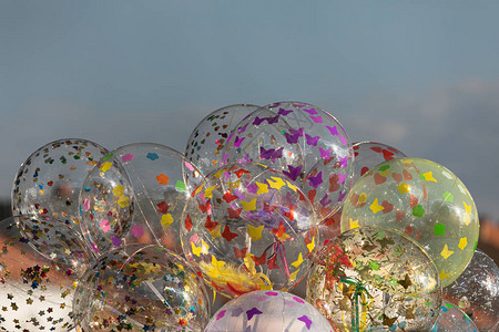 LED透明气球用蝴蝶背景图片