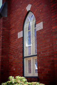关闭教堂窗户背景图片