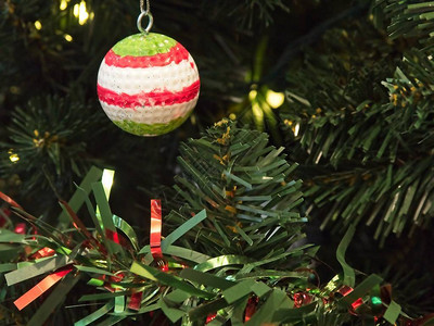 为圣诞节和新年庆祝活动装饰圣诞树图片