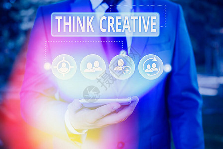 显示ThinkCreative的书写笔记感知不明显模式的能背景图片