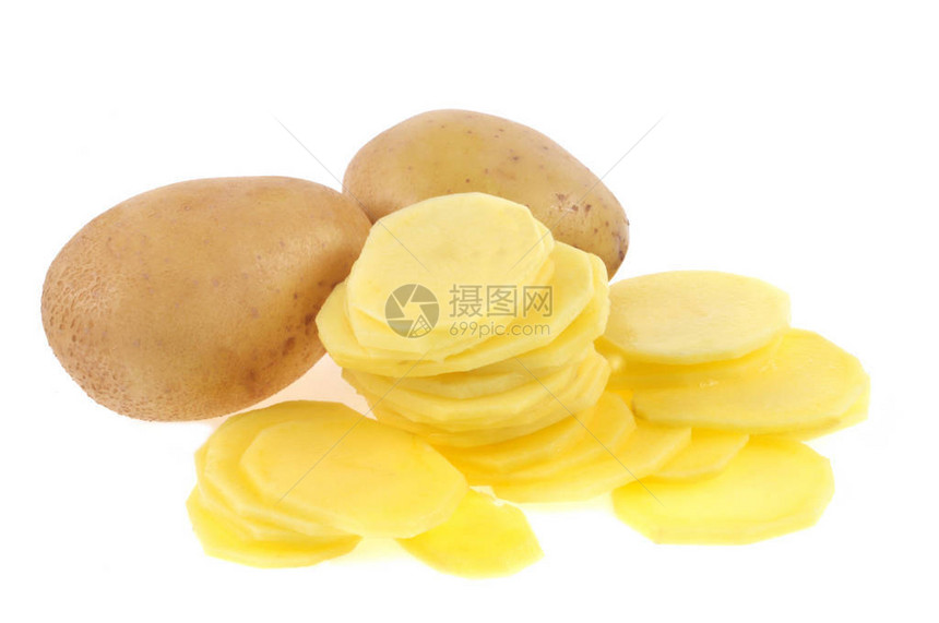马铃薯旁边的整片土豆被图片