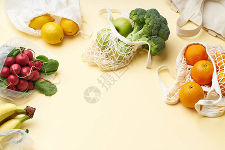 包装中水果和蔬菜图片