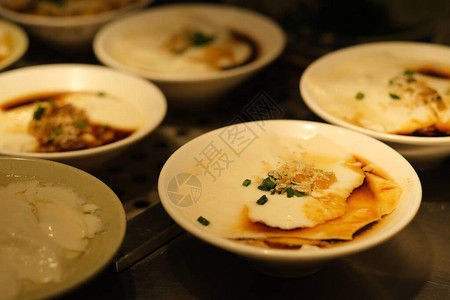 几碗豆腐果冻douhua传统零图片