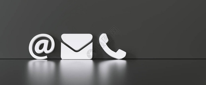 联系方法关闭电话电子邮件和邮址图片