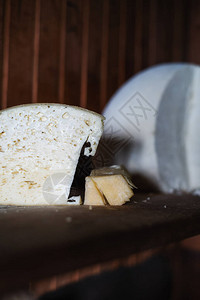 从天然产品生产天然奶酪农场和生态食品生产食图片