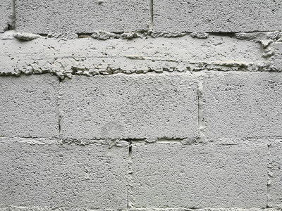 灰砖砌块墙展示图案堆砌块粗糙表面纹理材料背景用水泥浆白色插画