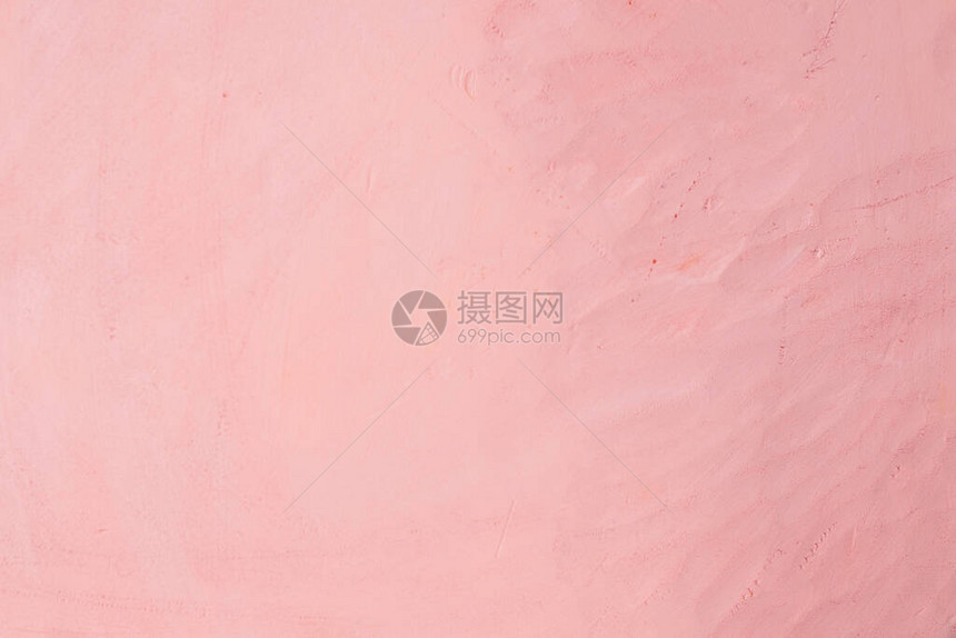 粉红色的背景墙体水泥质地混凝土的笔触图片