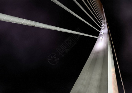 建筑和基础设施悬索桥的特写图像图片
