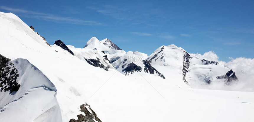 来自瑞士阿尔卑斯山地壳冰川天图片
