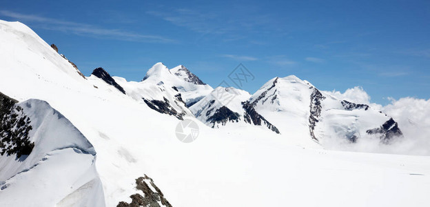 来自瑞士阿尔卑斯山地壳冰川天图片
