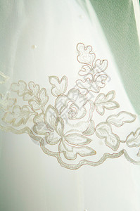 刺绣质感婚纱背景图片