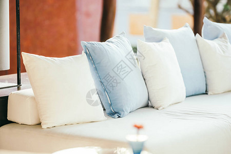 房间内生活区沙发家具装饰上美丽的豪华舒图片