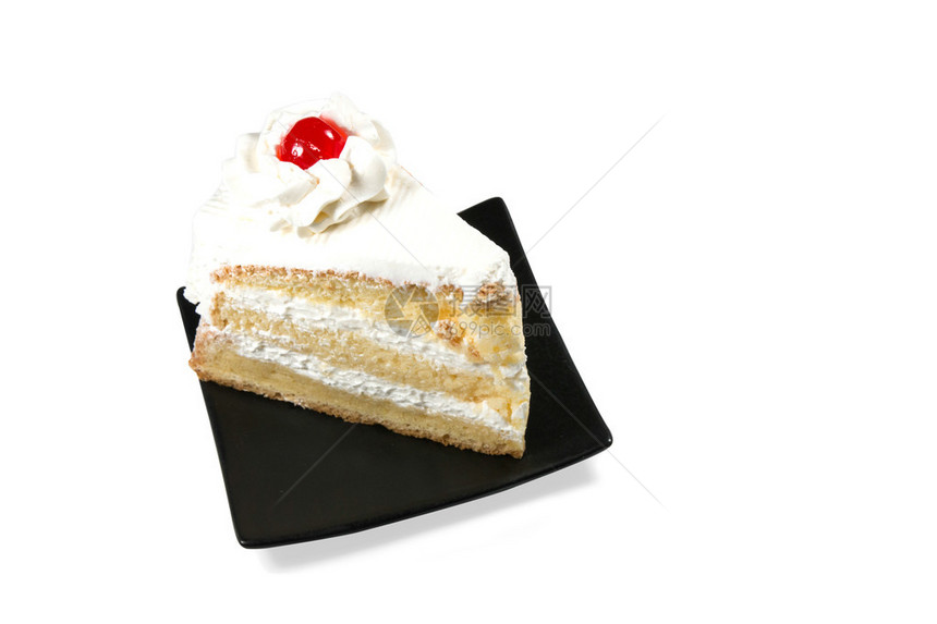 鲜奶蛋糕白色图片