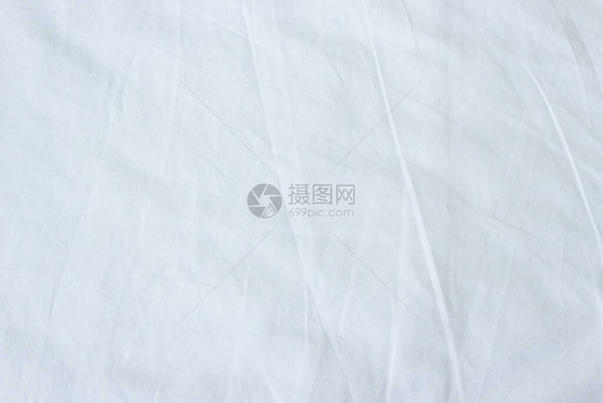 白色织布床单纹理背景图片