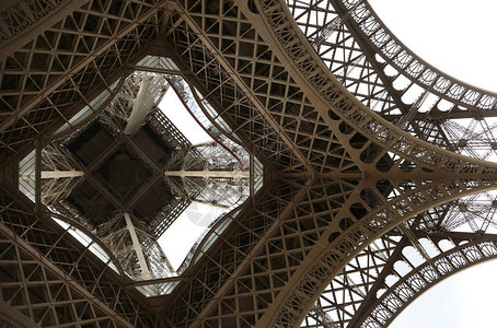 从法国巴黎埃菲尔铁塔下方令人难背景图片