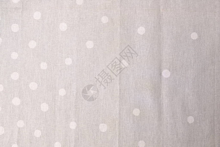 灰色织物与白点纺织布纹理背景图片