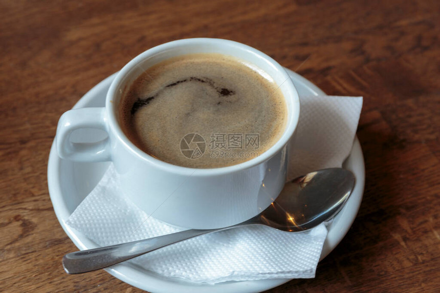 美味的美式咖啡商务休息图片