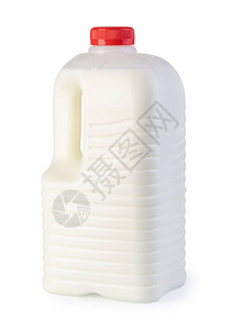 A塑料容器中的牛奶图片