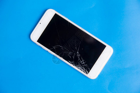 破碎的手机断裂的图片