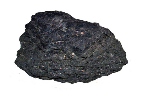 孤立在白色背景上的煤背景图片