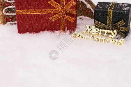 雪地上的圣诞活动照片背景图片