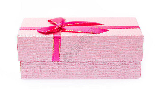 粉红礼物盒带丝孤图片
