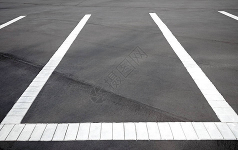 汽车停场的停车标记背景图片