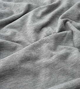 用于缝制衣服的灰色棉弹力面料高清图片