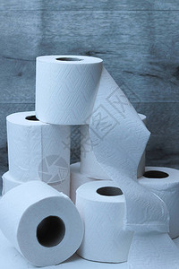 卫生纸卷作为卫生概念图片