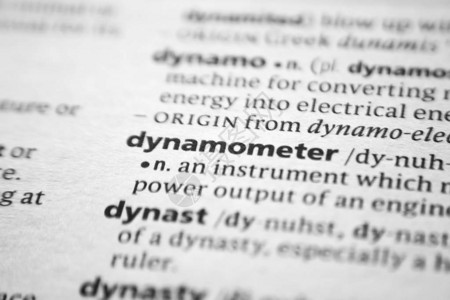 字典中的单词或短语Dynamometer图片